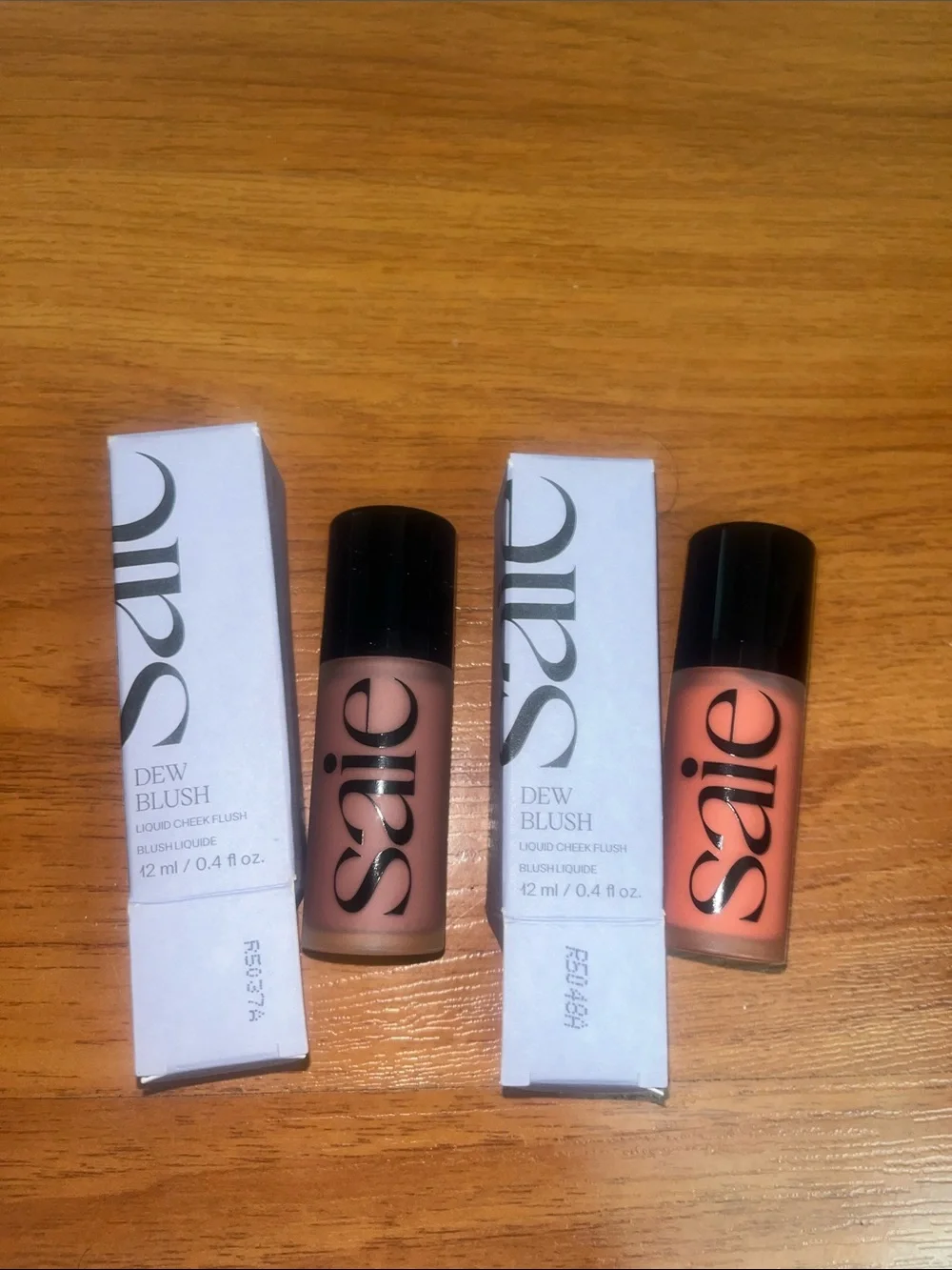 Set of 2 Saie Dew Blush Liquid Cheek Flush - in Lady & Hottie